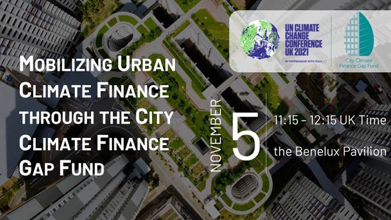 Urban LEDS - Time4MultilevelAction Dialogue: Finance flowing to accelerate Climate Action: Innovation and Partnership