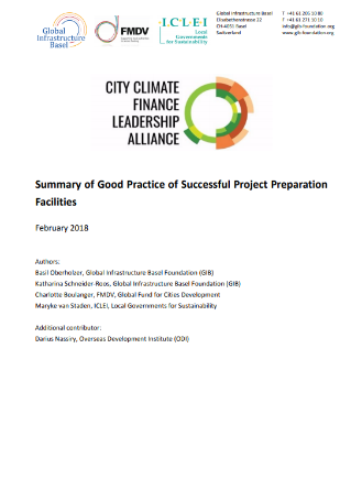 CCFLA - Summary of Good Practice of Successful Project Preparation Facilities thumbnail